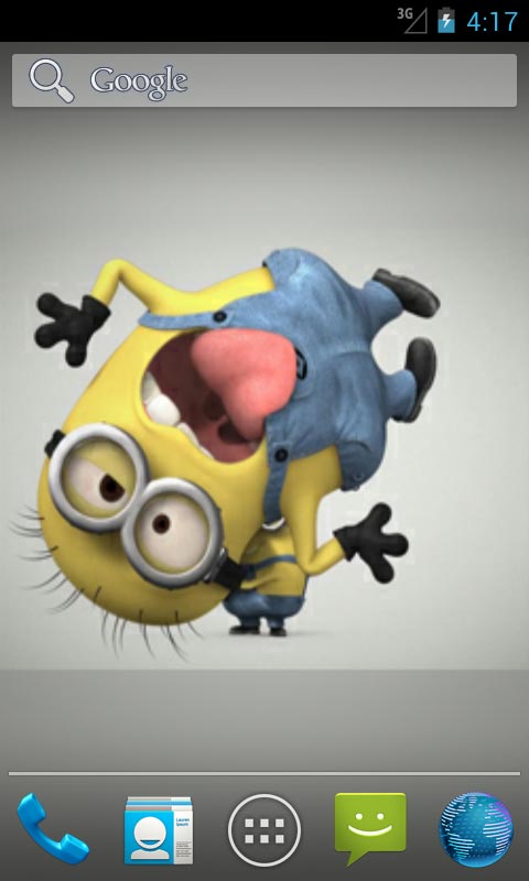 Minions And Bazooka Live Wallpaper App For Android
