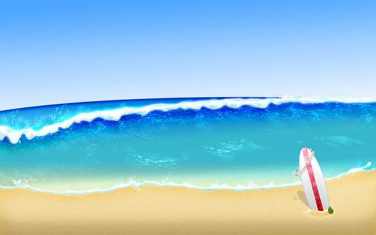 Beach Theme With Incredible Wallpaper For Your Pc