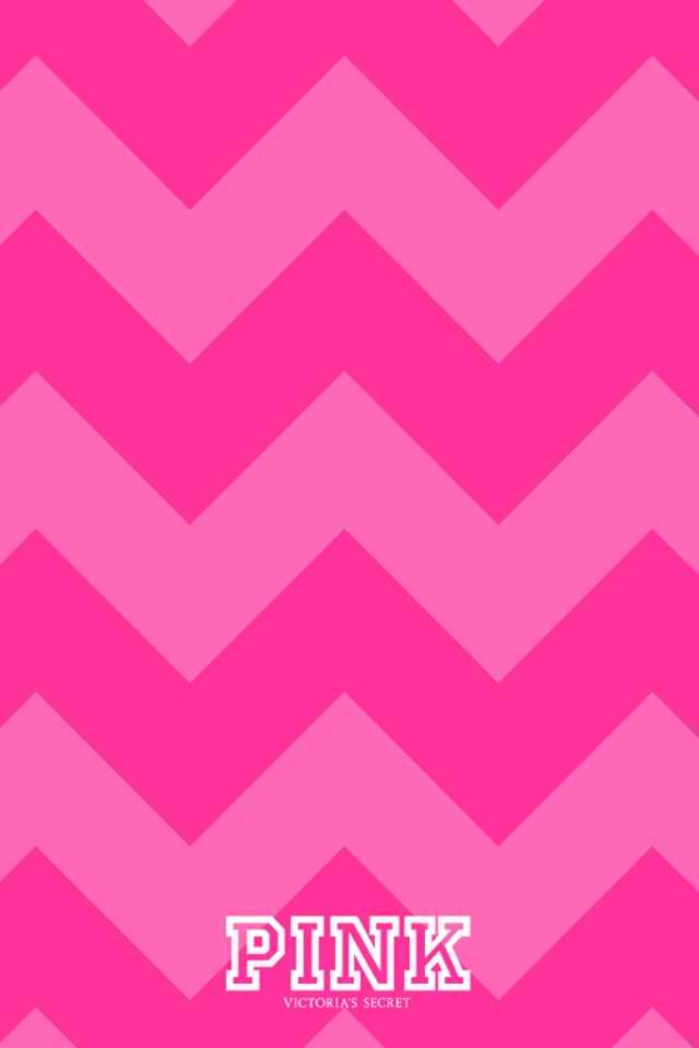 Vs Pink Chevron iPhone Wallpaper