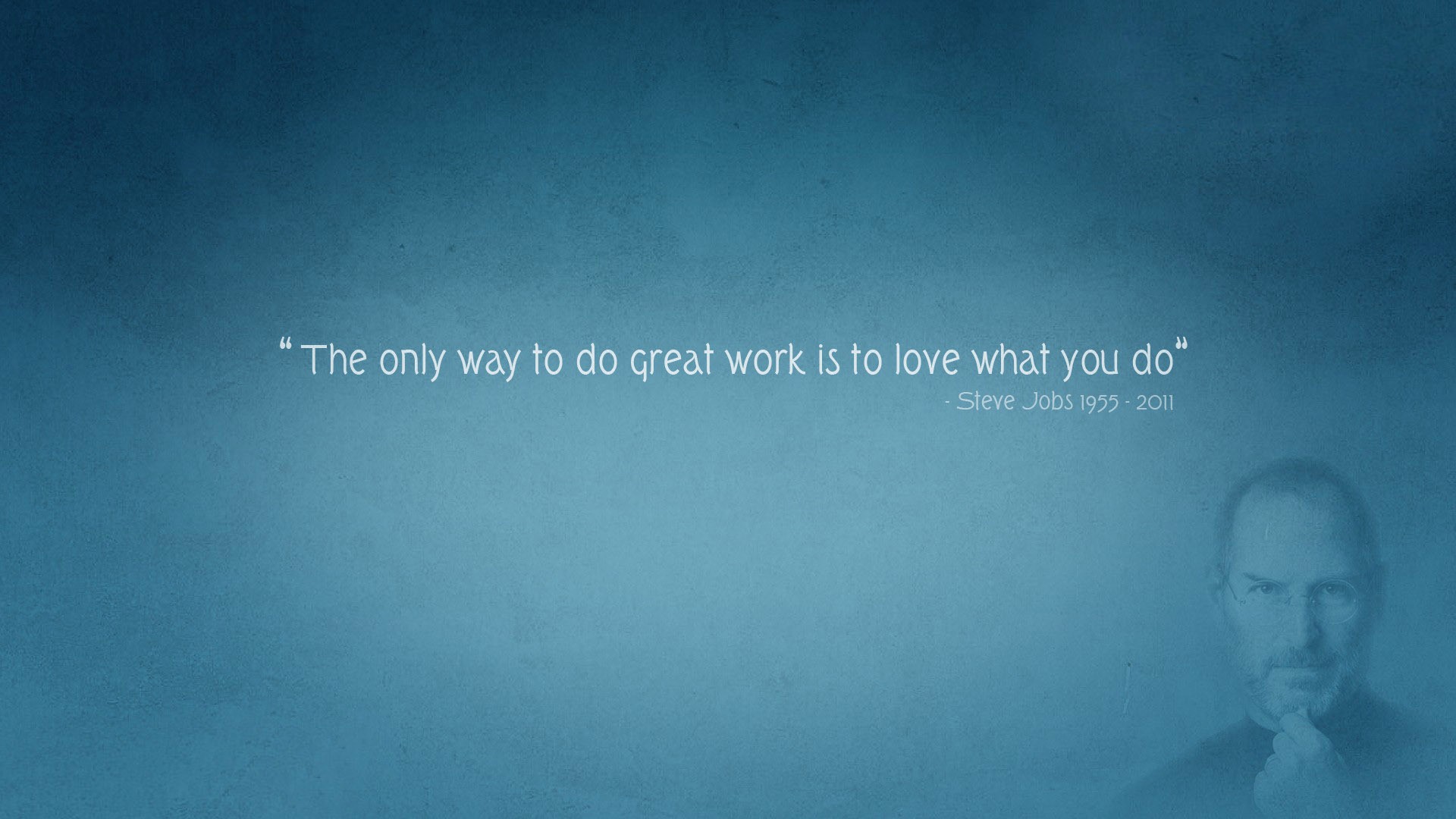 Best Thoughts On Love Your Work Motivation Quote Of Steve Jobs Photo