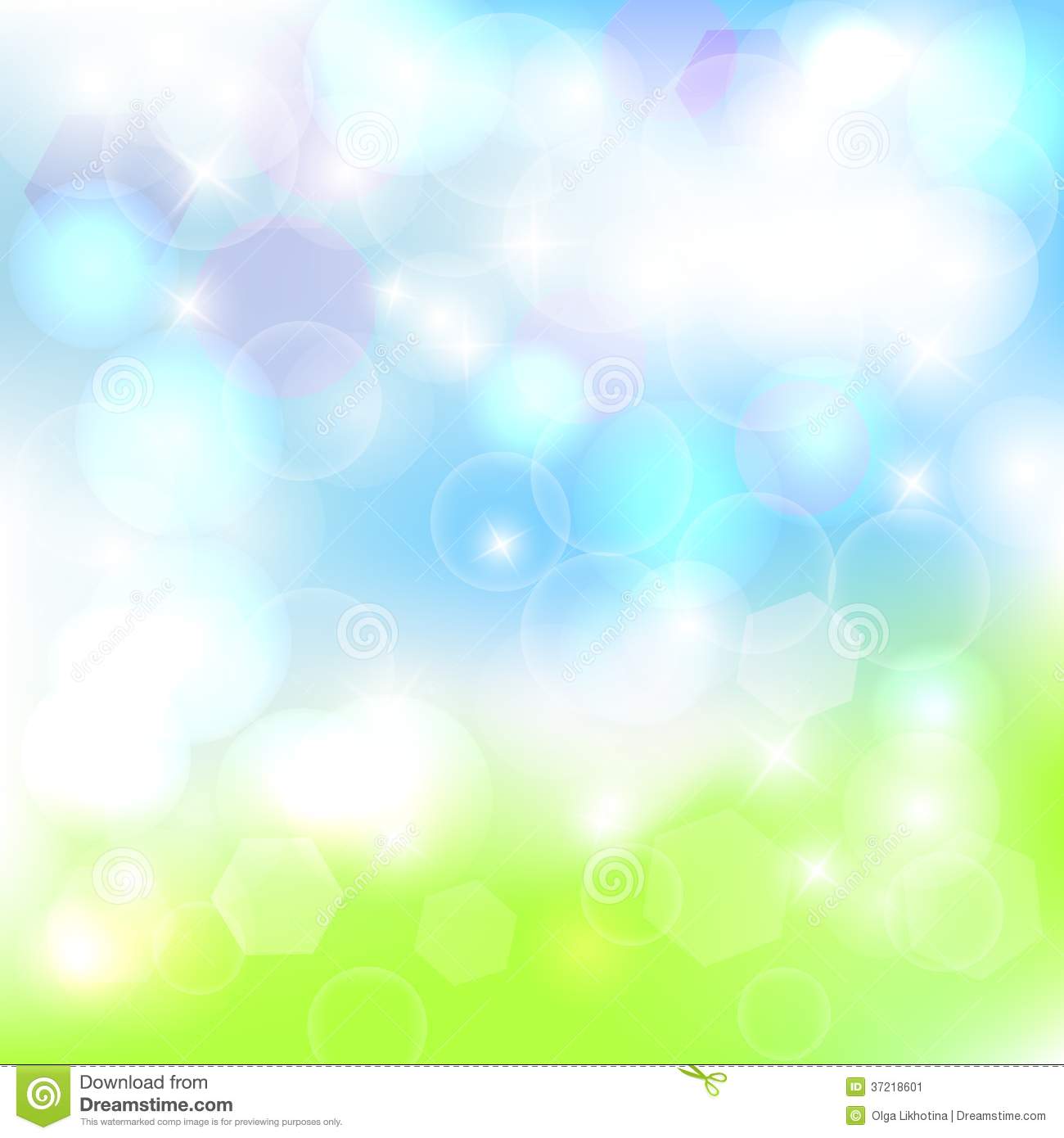 Abstract Spring Background