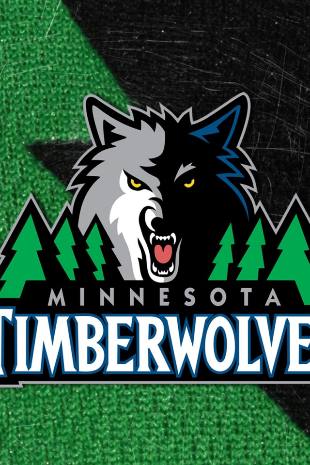 Wallpaper Minnesota Timberwolves Symbol Mand Wolf Mouth