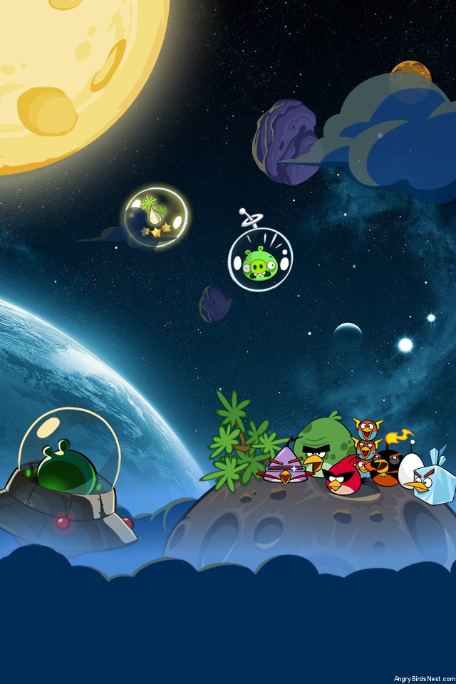 Angry Birds Space Wallpaper For Mobile Desktop By Sal
