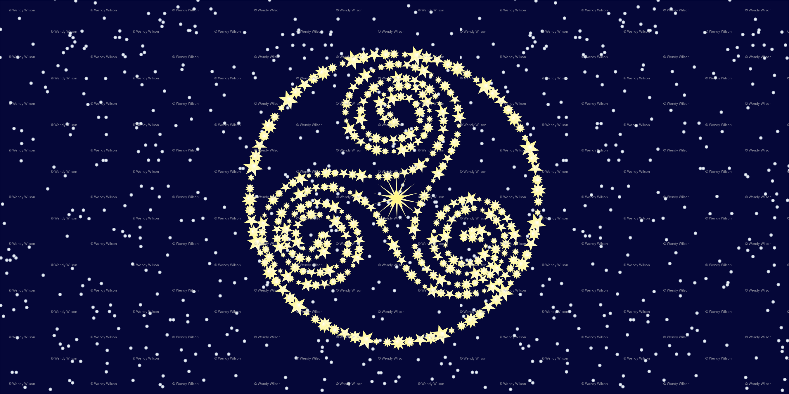 Triskele Constellation Long Wallpaper Magicinyourlivingroom