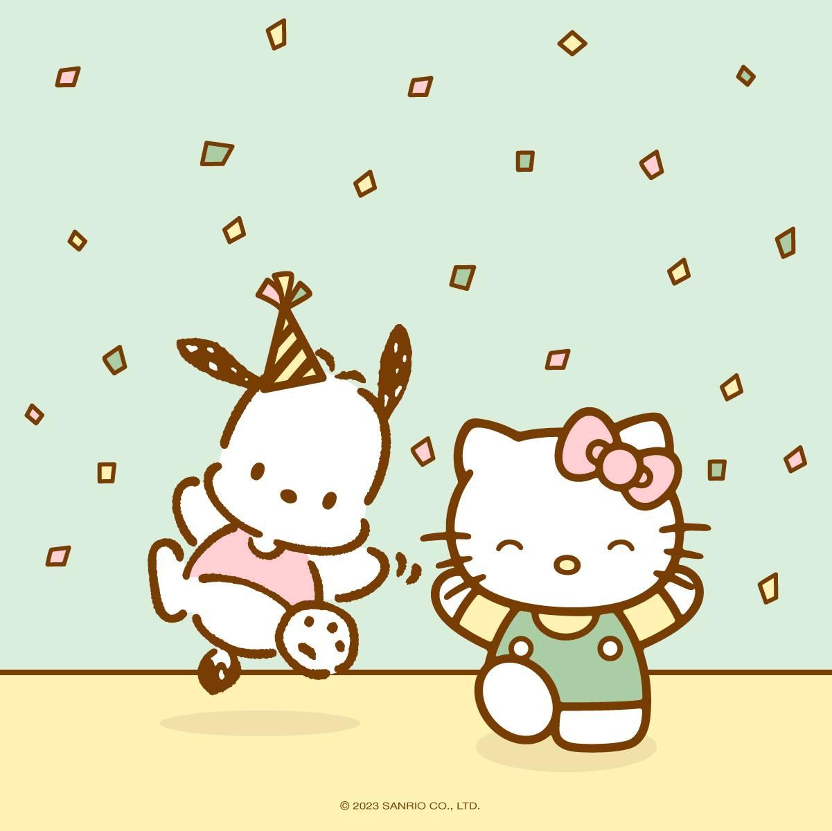 Hello Kitty Happiest BirtHDay To The Most Playful Pup Pochacco