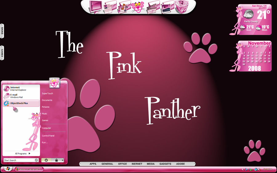 Pink Panther Desktop By A666a