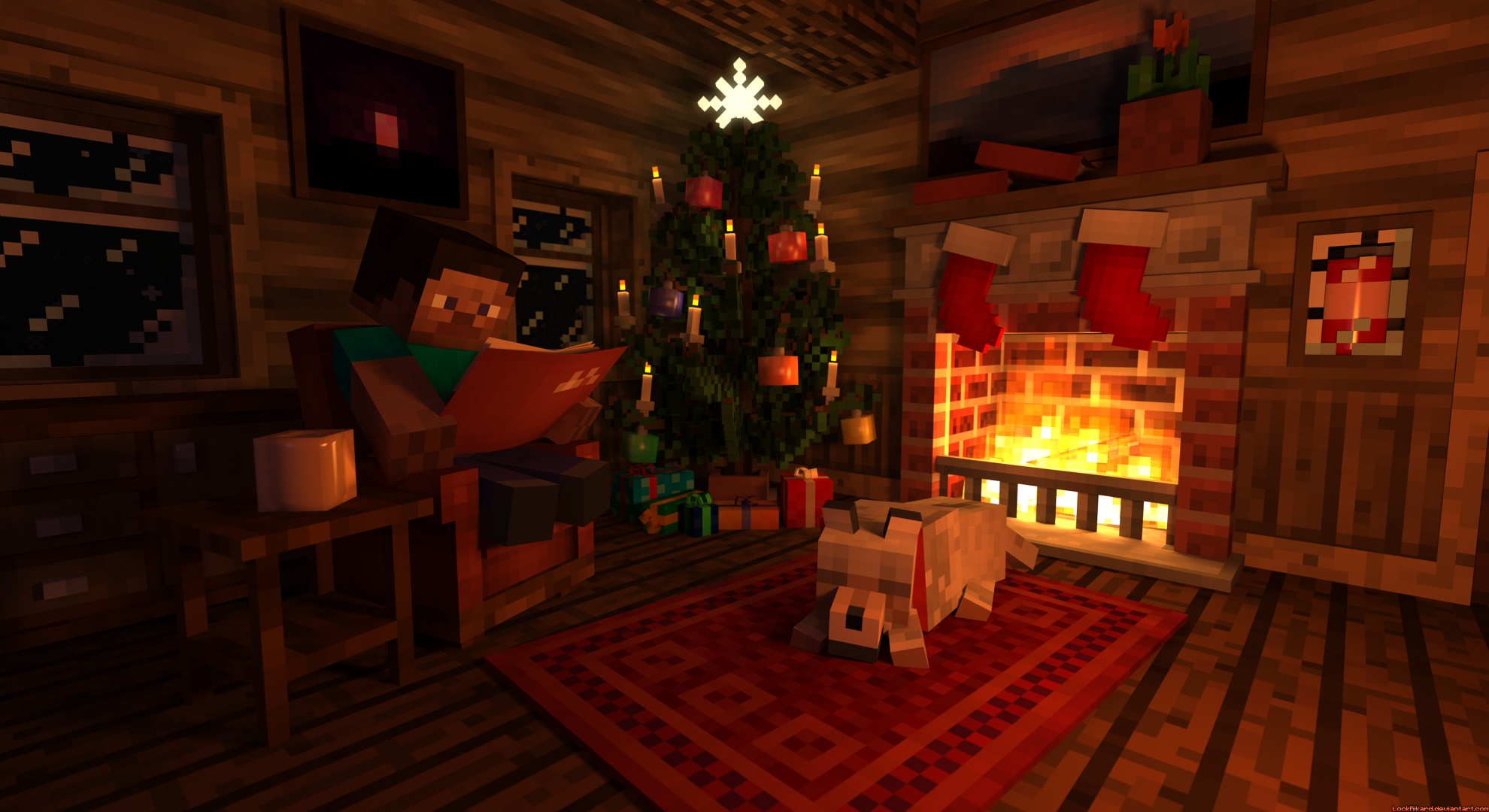 Steve S Christmas Cabin By Lockrikard
