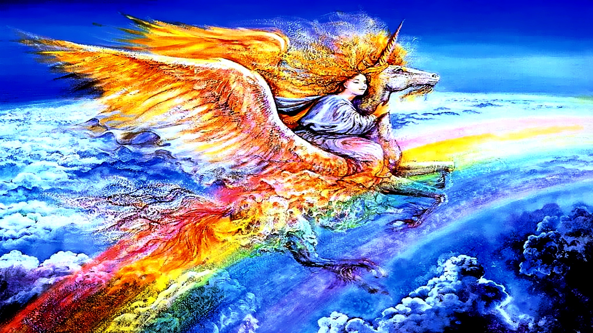  49 Unicorn  Rainbow Wallpapers  on WallpaperSafari
