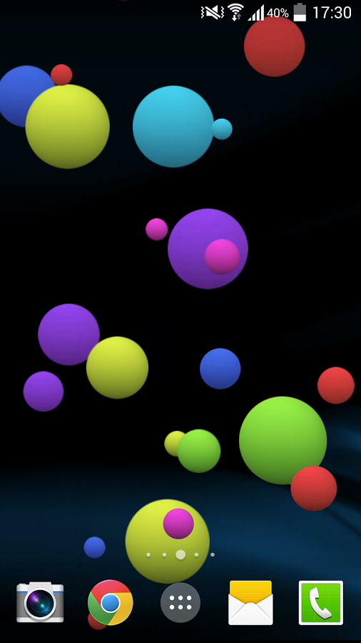 Colorful Bubble HD Is A Colored Live Wallpaper Whith Moving Bubbles