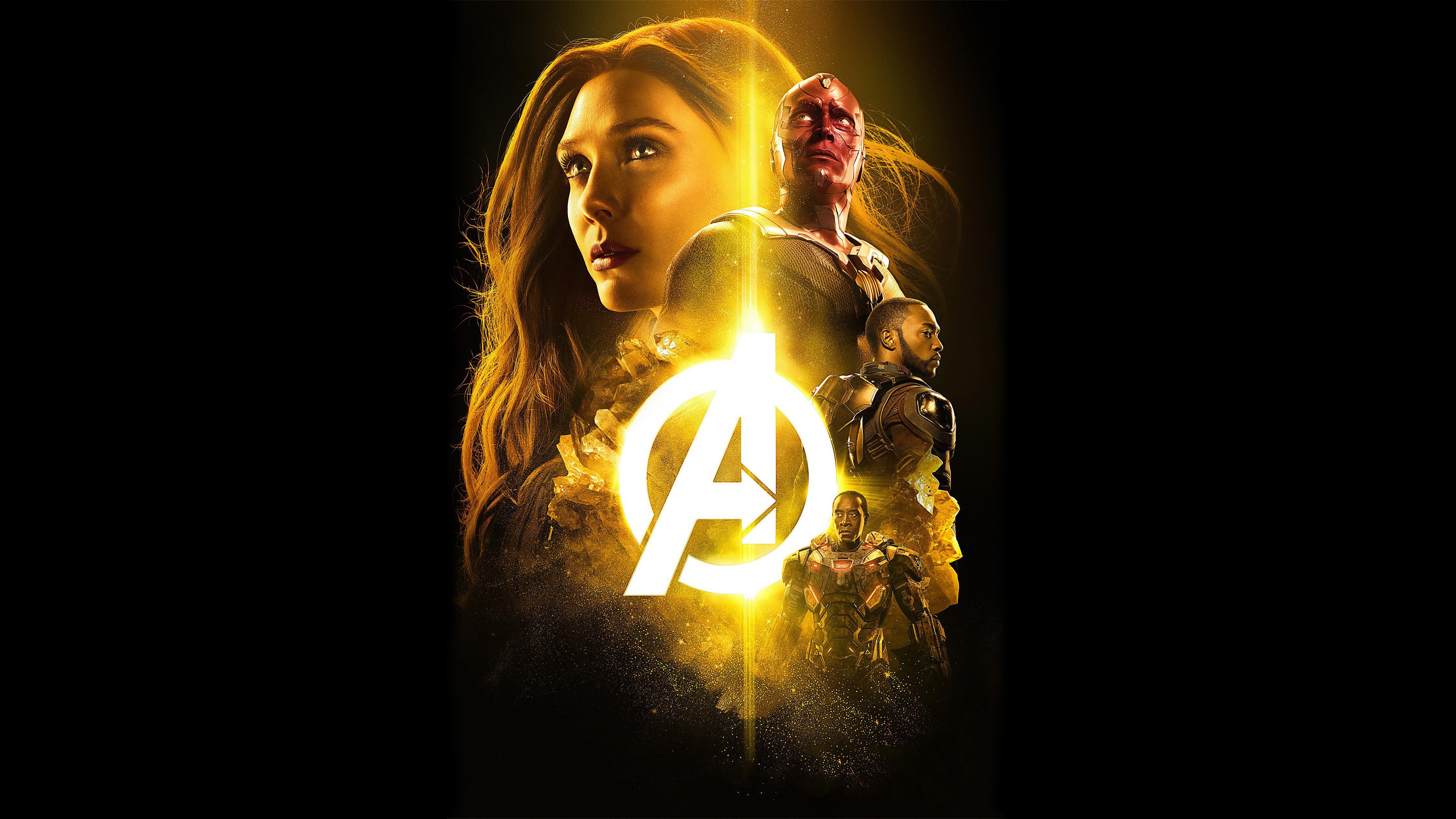 Avengers Infinity War The Mind Stone Poster 4k Ultrawide Wallpaper