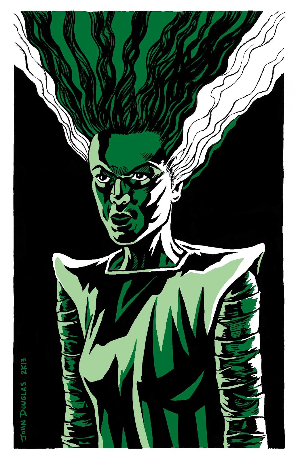 Douglas Mostly Ic Book Art Site The Bride Of Frankenstein