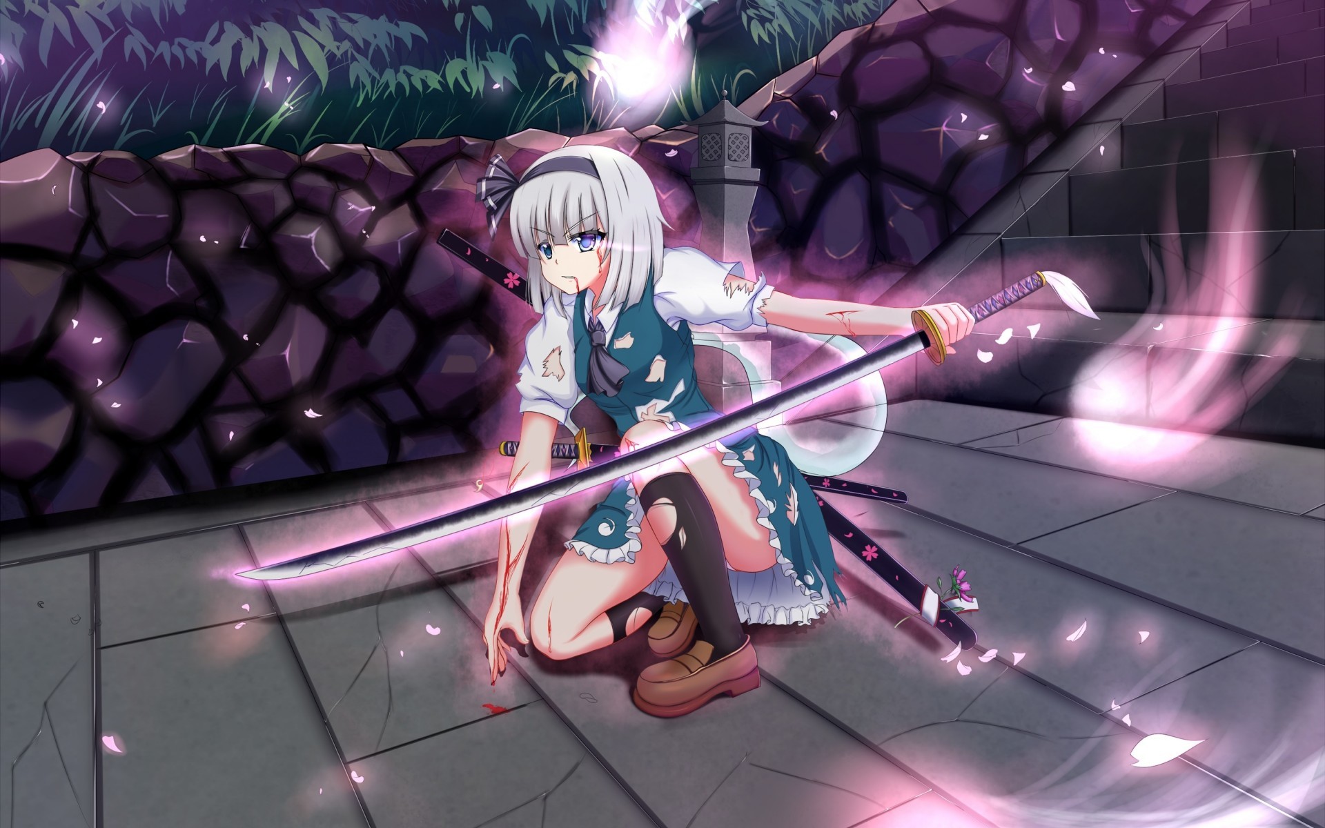 Anime Girls Touhou Konpaku Youmu Wallpaper HD Desktop And