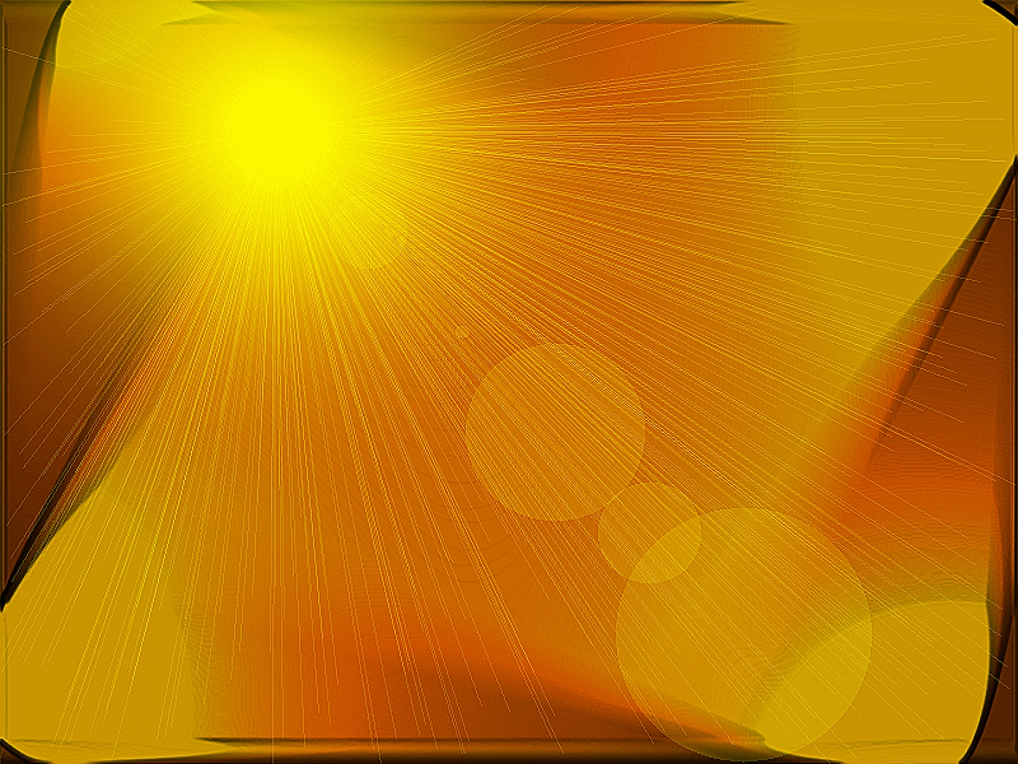 Burst Yellow Ray Flower Background Design
