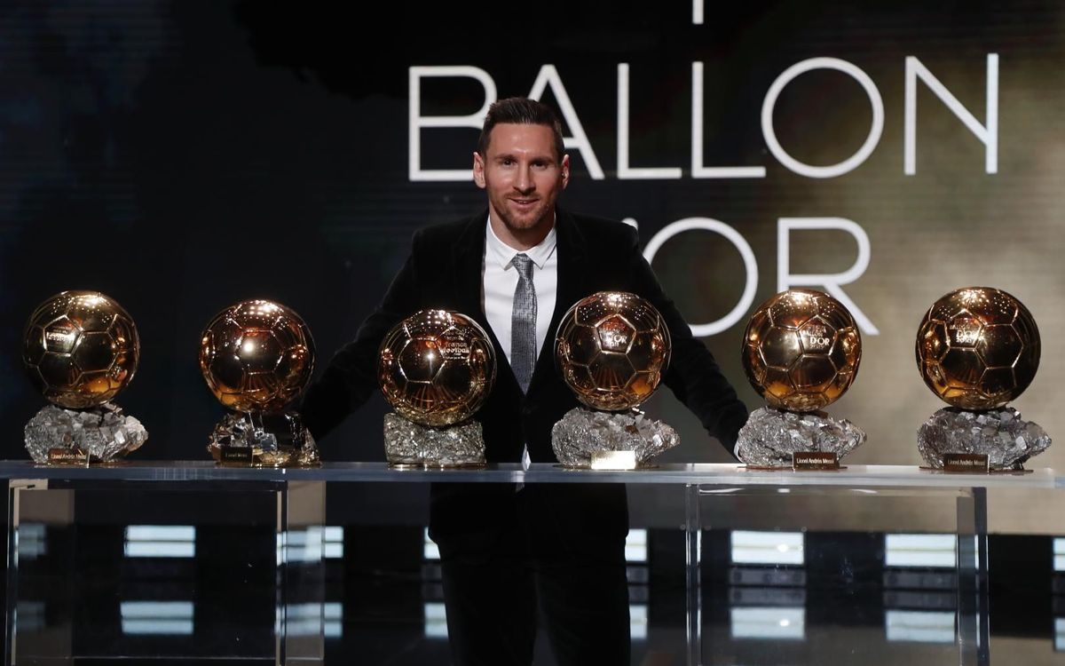 Leo Messi Wins Ballon D Or Number Six