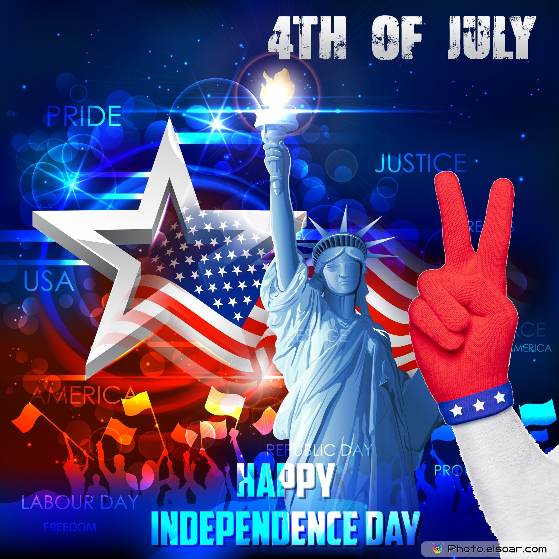 4th Of July HD Wallpaper Happy Usa Independence Day Elsoar
