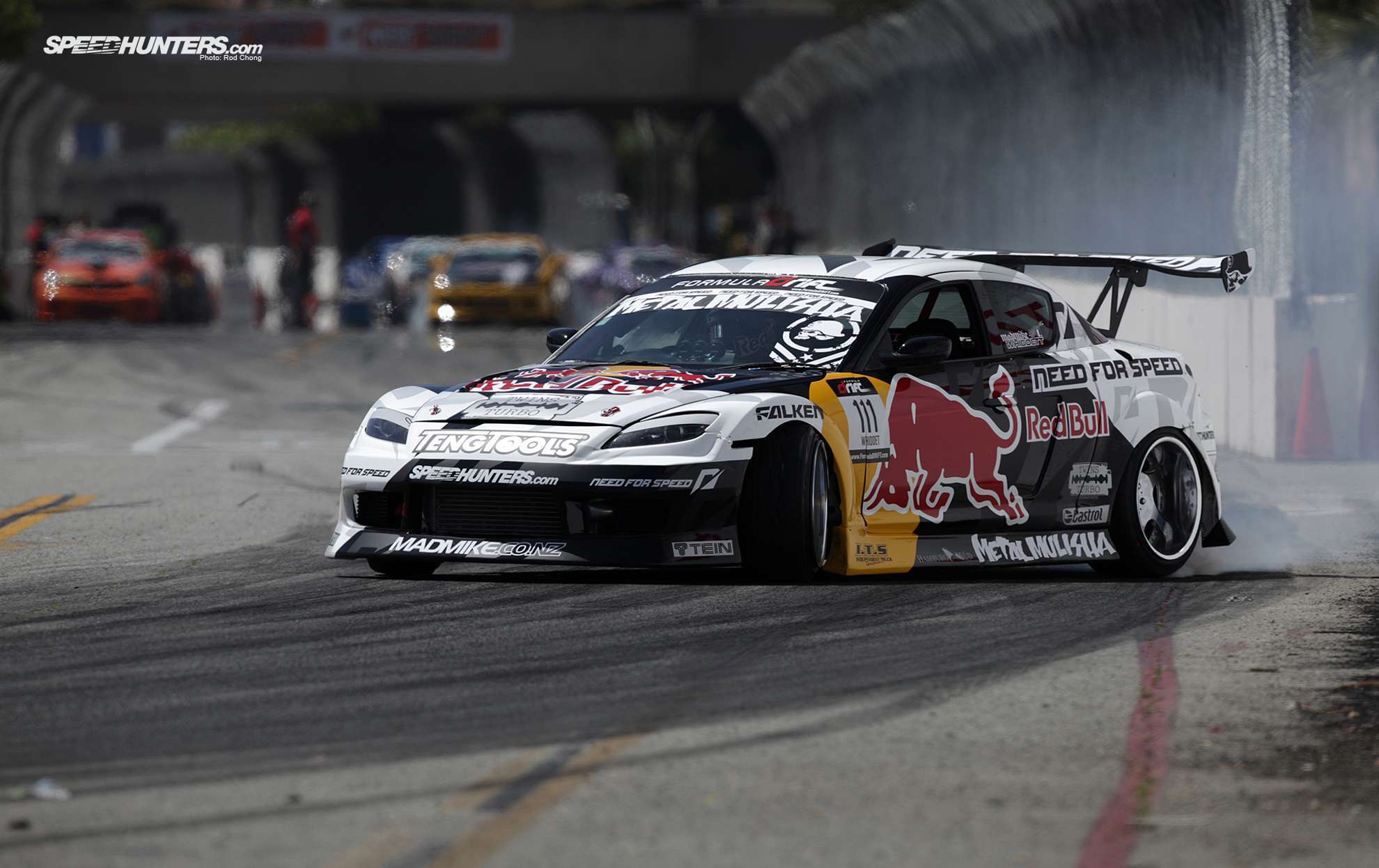 Mazda Rx Drift Red Bull HD Wallpaper Formula