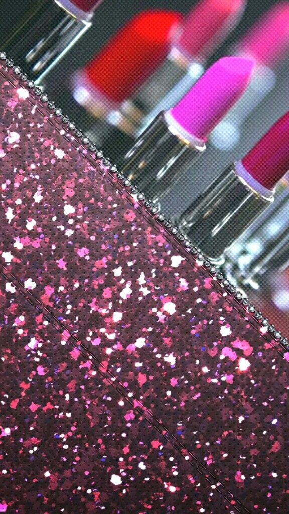 Lipstick Glitter Bling Madebyniki Wallpaper Sparkle