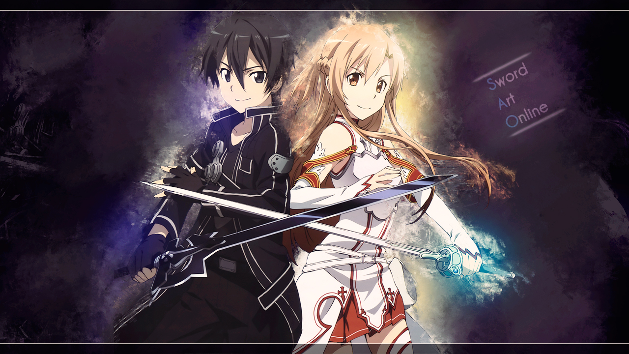 Kirito and Asuna Sword Art Online Hd Wallpaper Desktop Backgrounds 1280x720