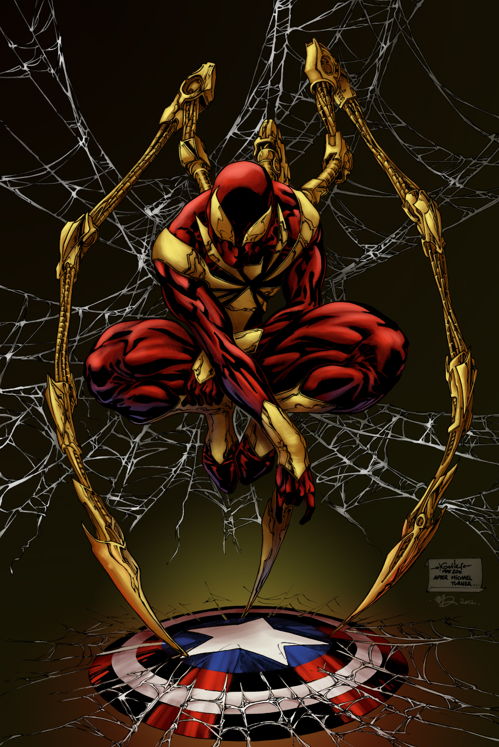 Iron Spider Man   Misda colors by SpiderGuile on
