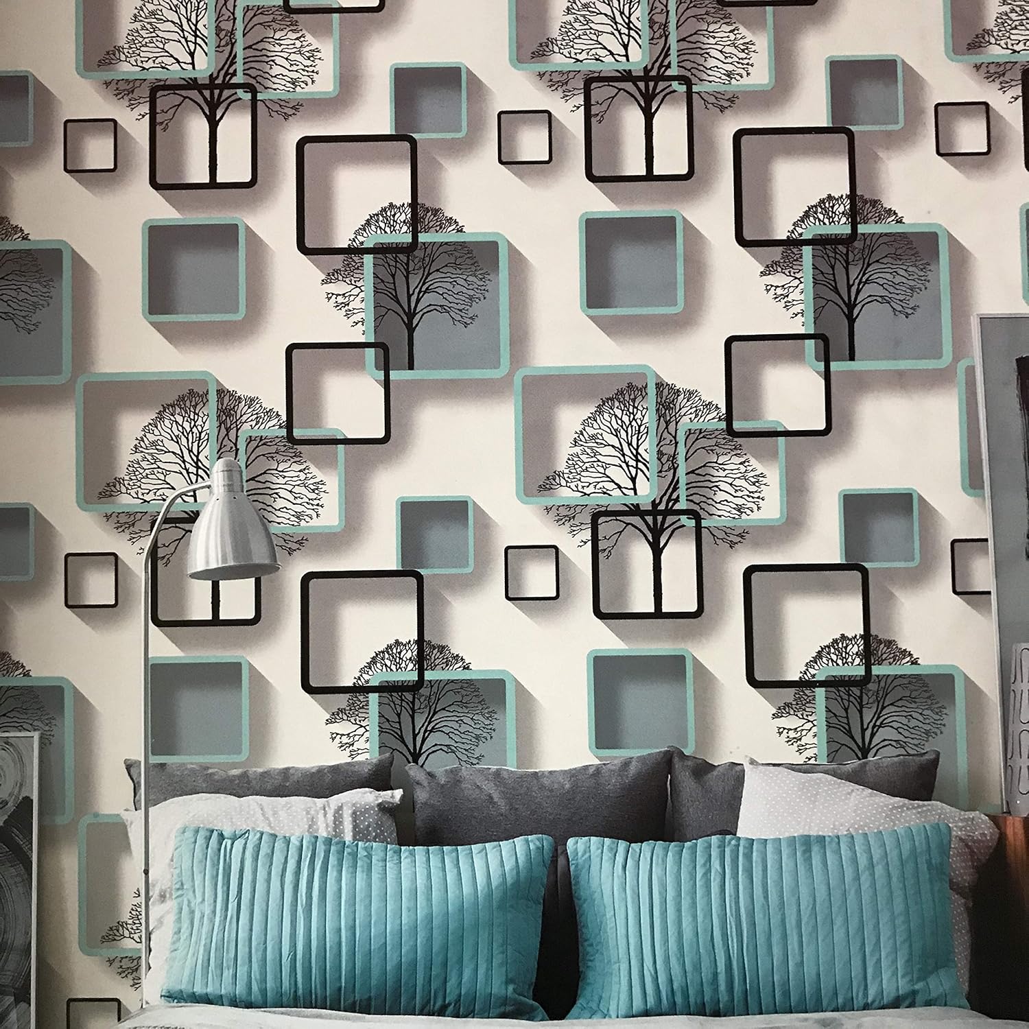 Eurotex Abstract Design Wallpaper For Covering Living Room Bedroom