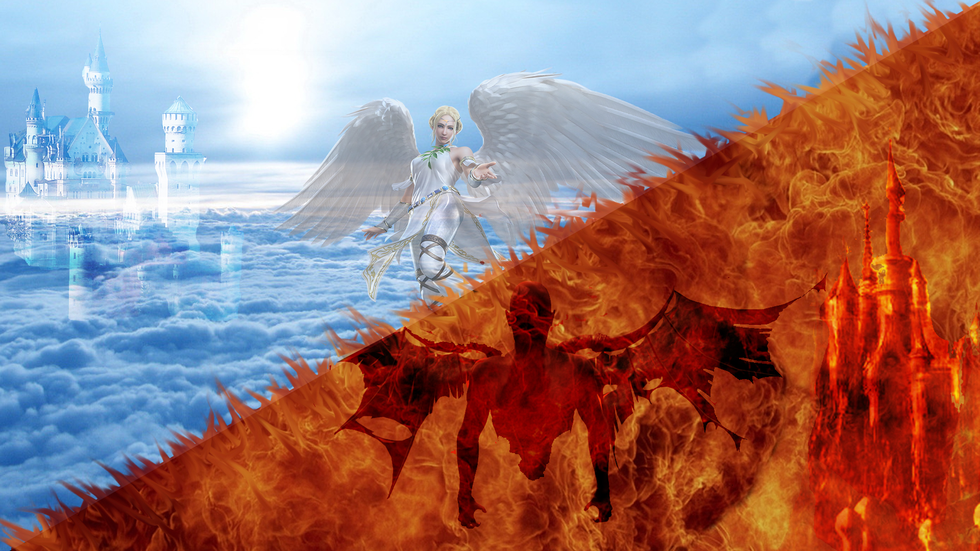 Search Results For Heaven And Hell Art