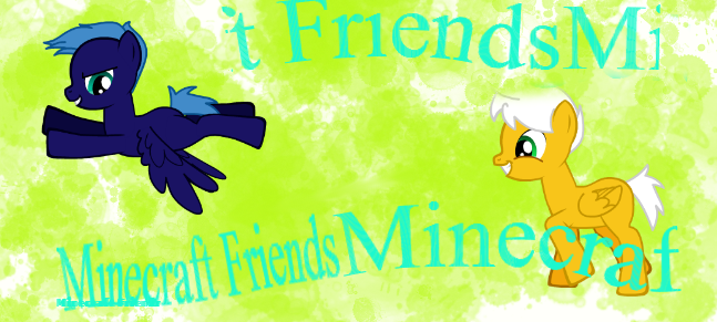 Ponyfied Stampy and Squid wallpaper by PrincessTwilightReal on