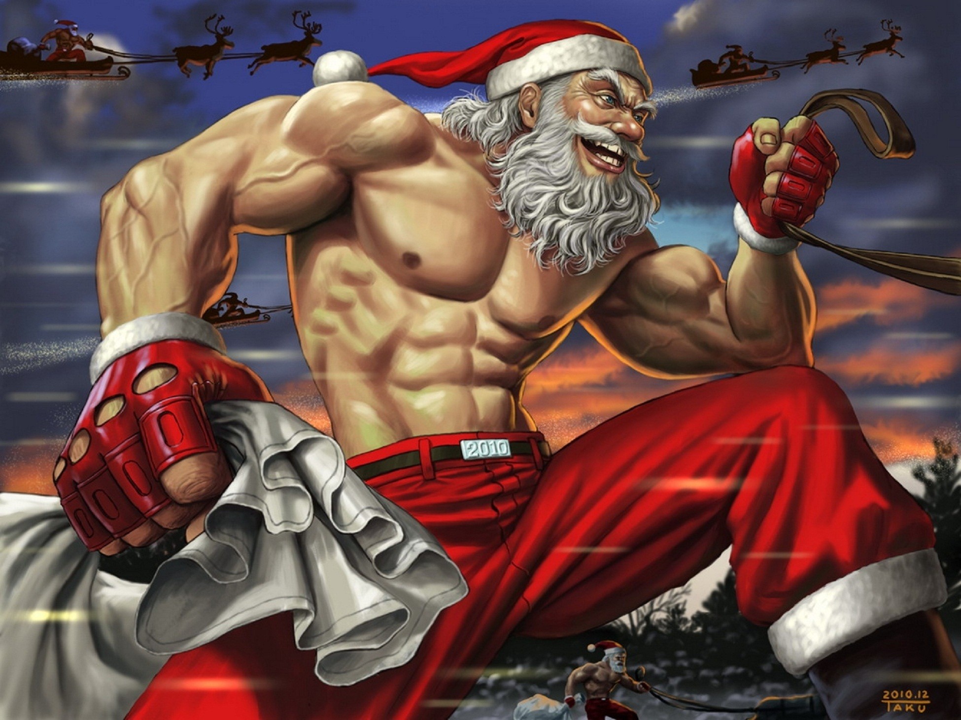 Funny Christmas Wallpaper Image