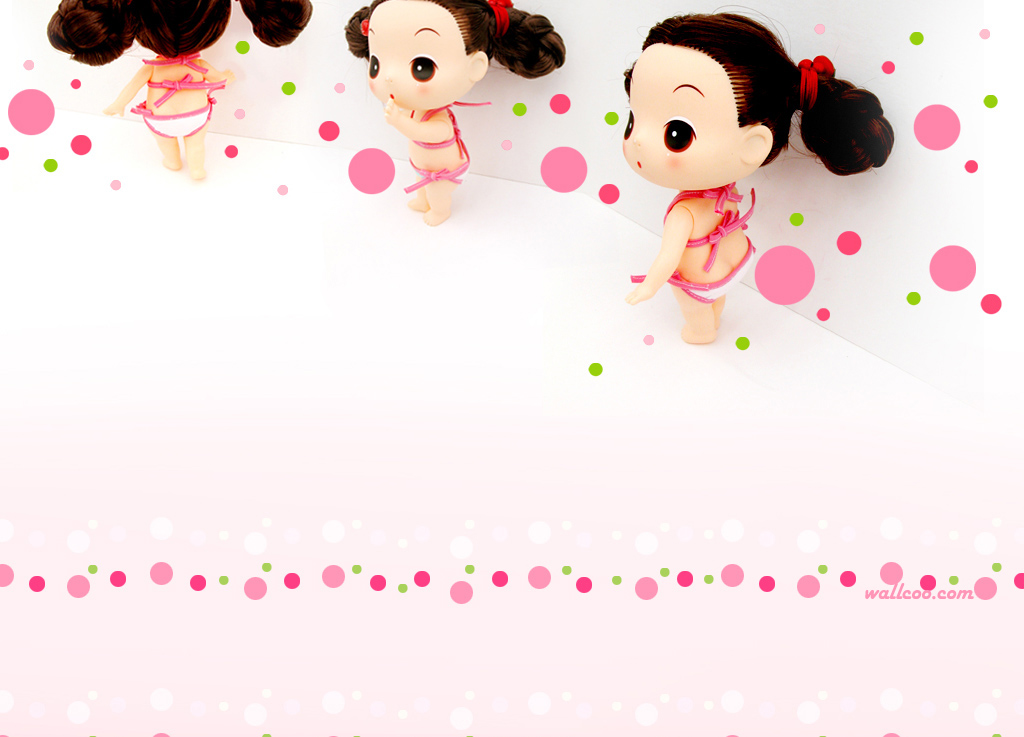 Ddung Kawaii Wallpaper Pink And White Background