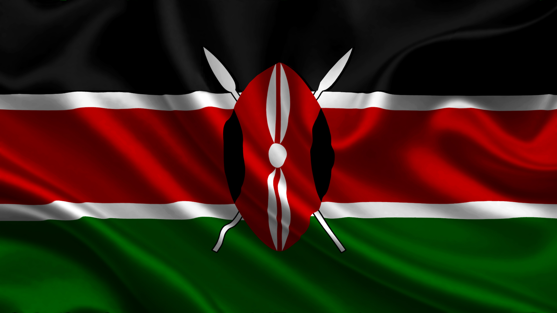 Images Kenya Flag Stripes 1920x1080