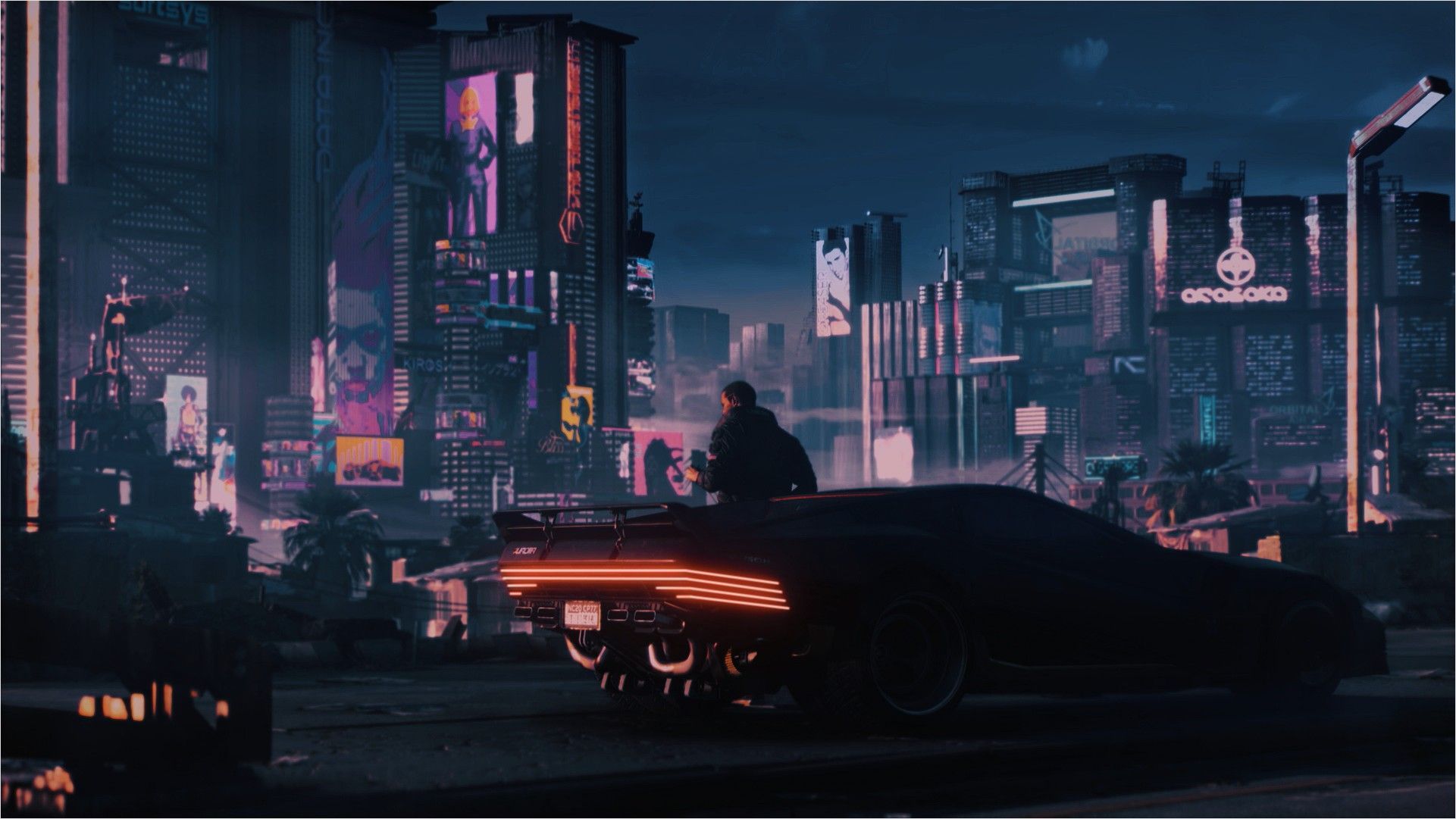4k Cyberpunk Desktop Wallpaper