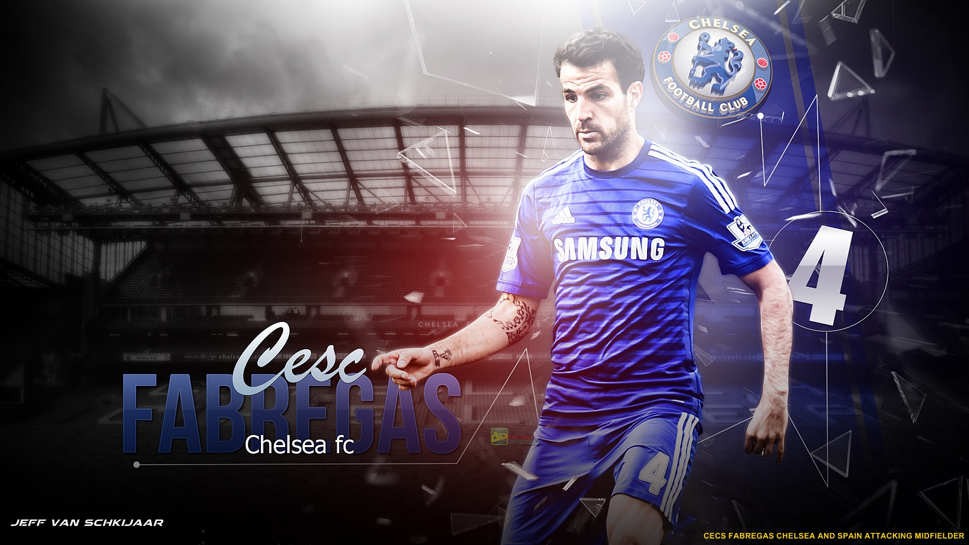 Cesc Fabregas Chelsea Fc Wallpaper