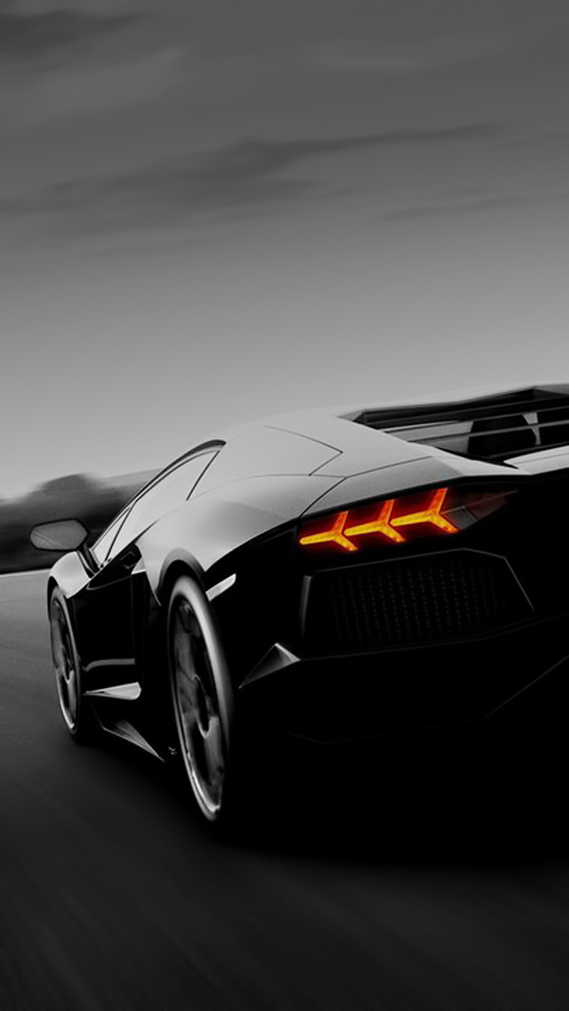 Lamborghini Murcielago Black The iPhone Wallpaper