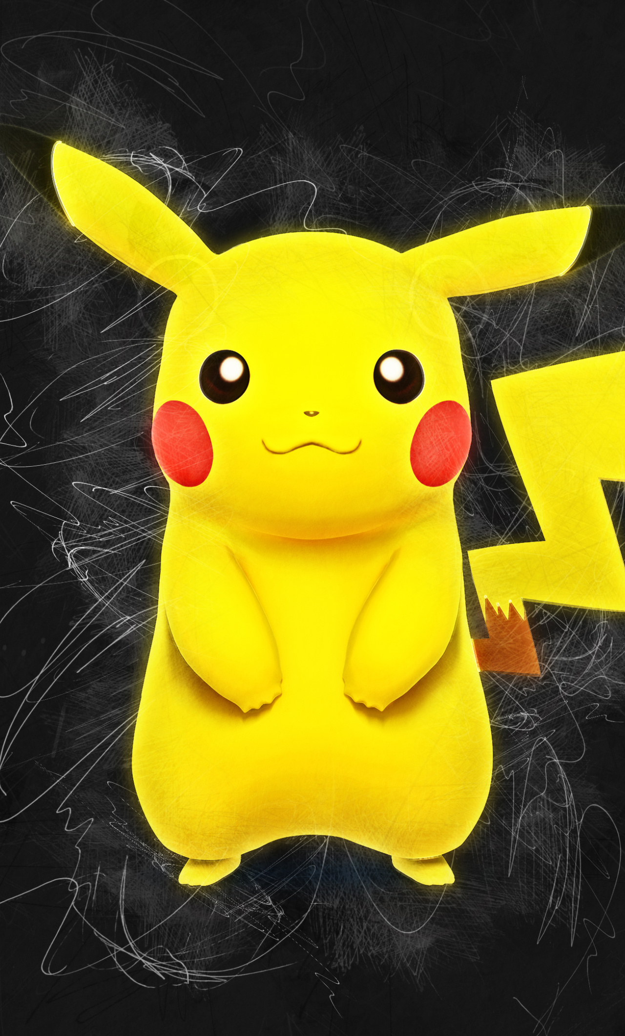 Yellow Peokemon Pikachu Art Wallpaper