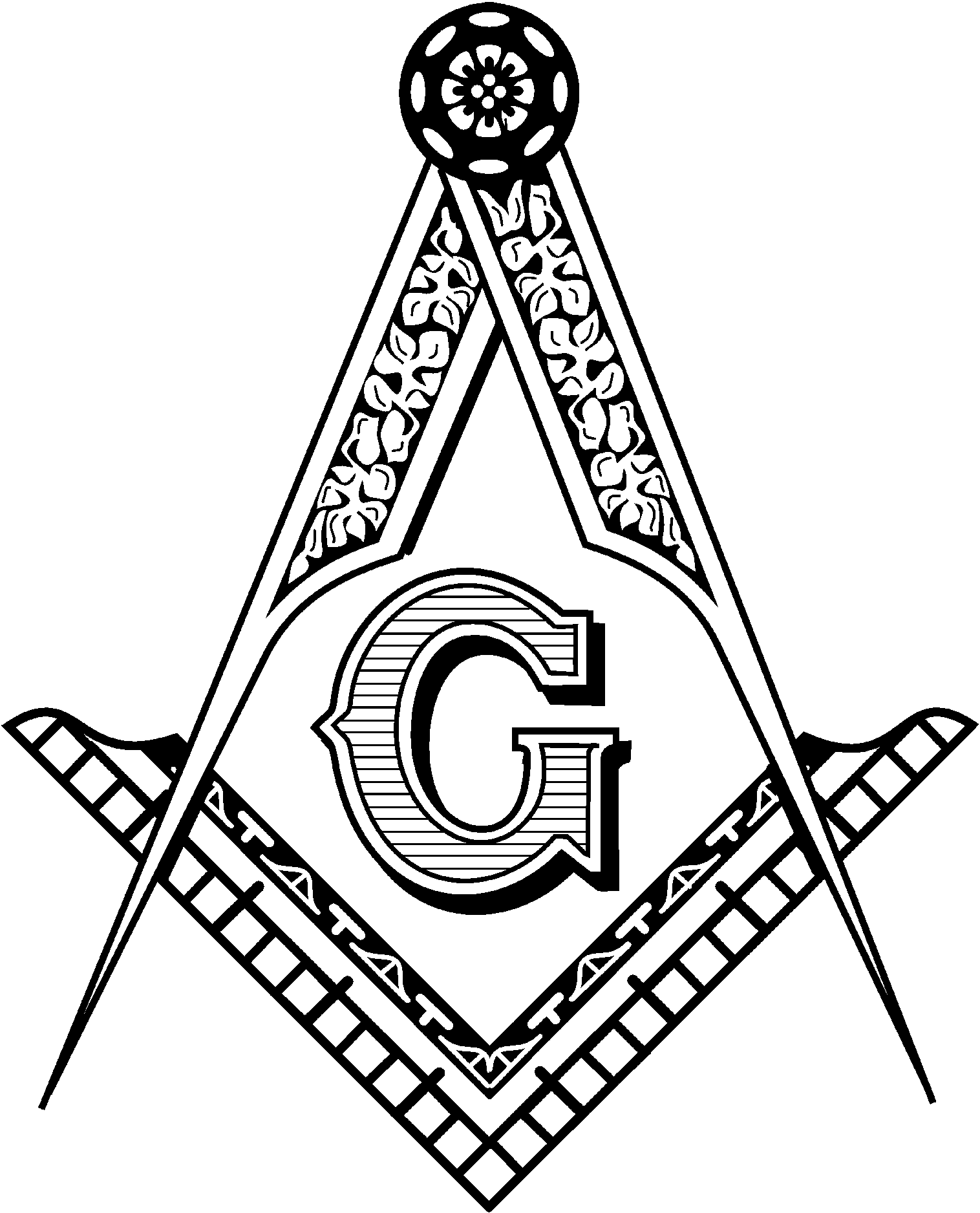 Masonic Clipart   masonorn 1516x1876