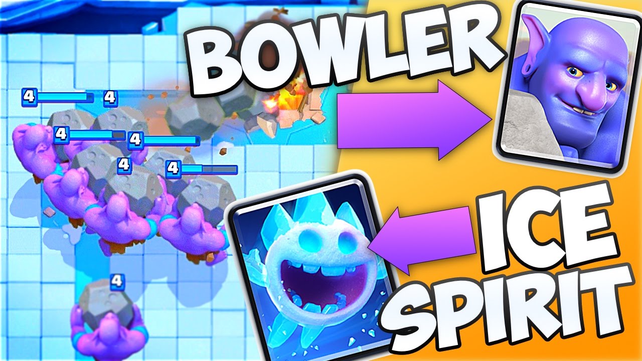 Crazy Bowlers Clash Royale New Bowler Ice Spirit Cards