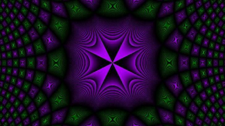 Trippy Purple Green Jpg High Quality And Resolution