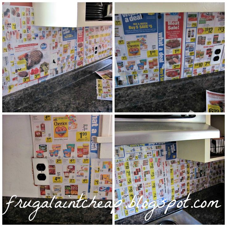 Frugal Aint Cheap Kitchen Backsplash great for renters too She 736x736