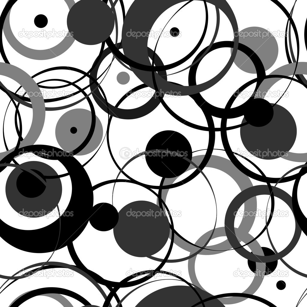 Seamless Retro Circles Pattern