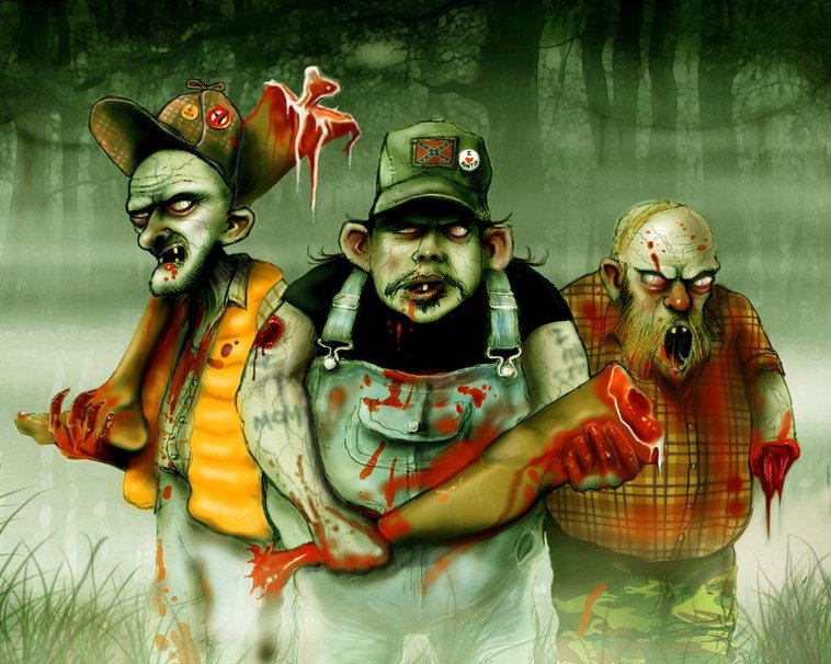 Redneck Zombies Wallpaper