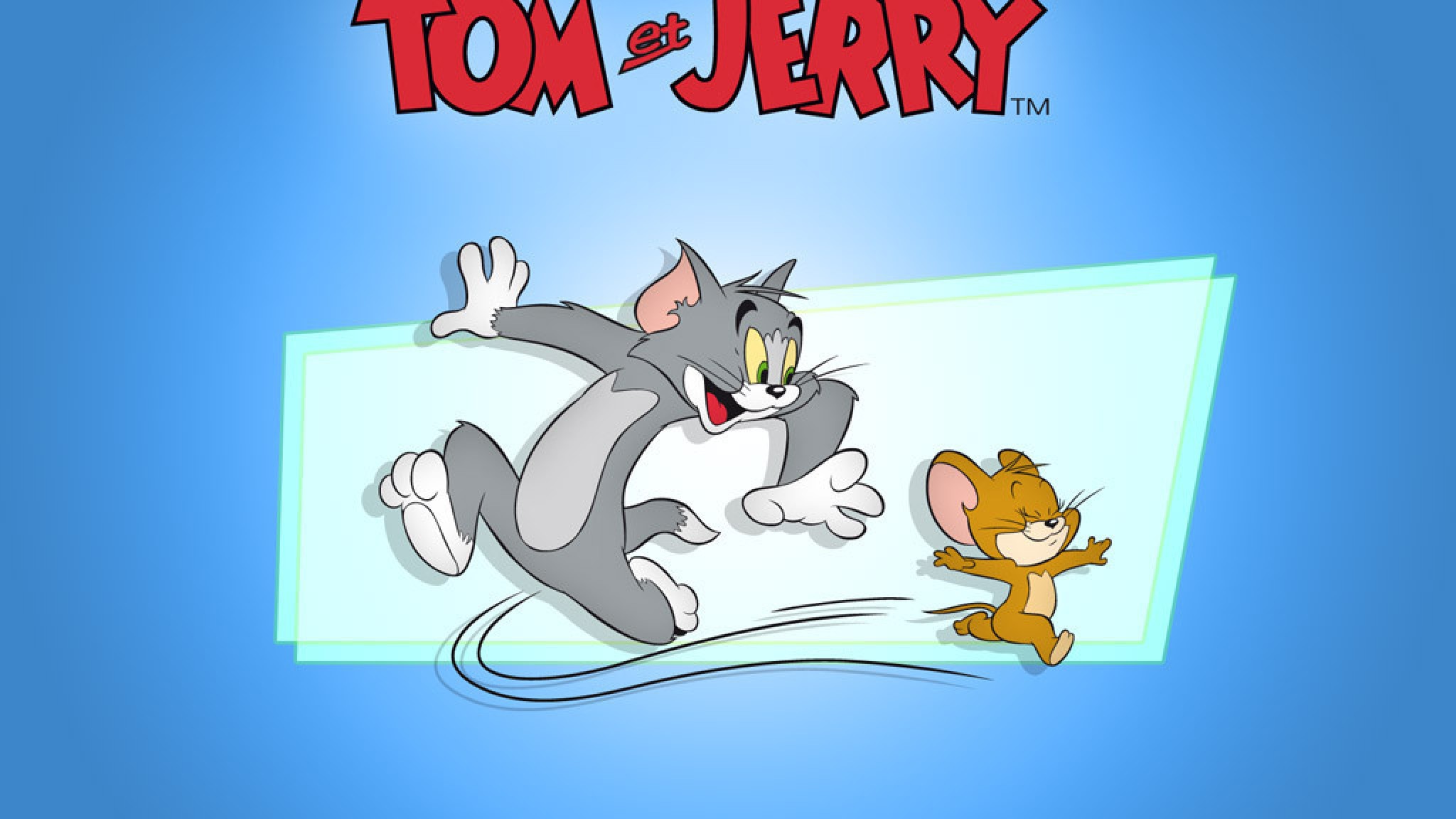Tom And Jerry Background Image All White