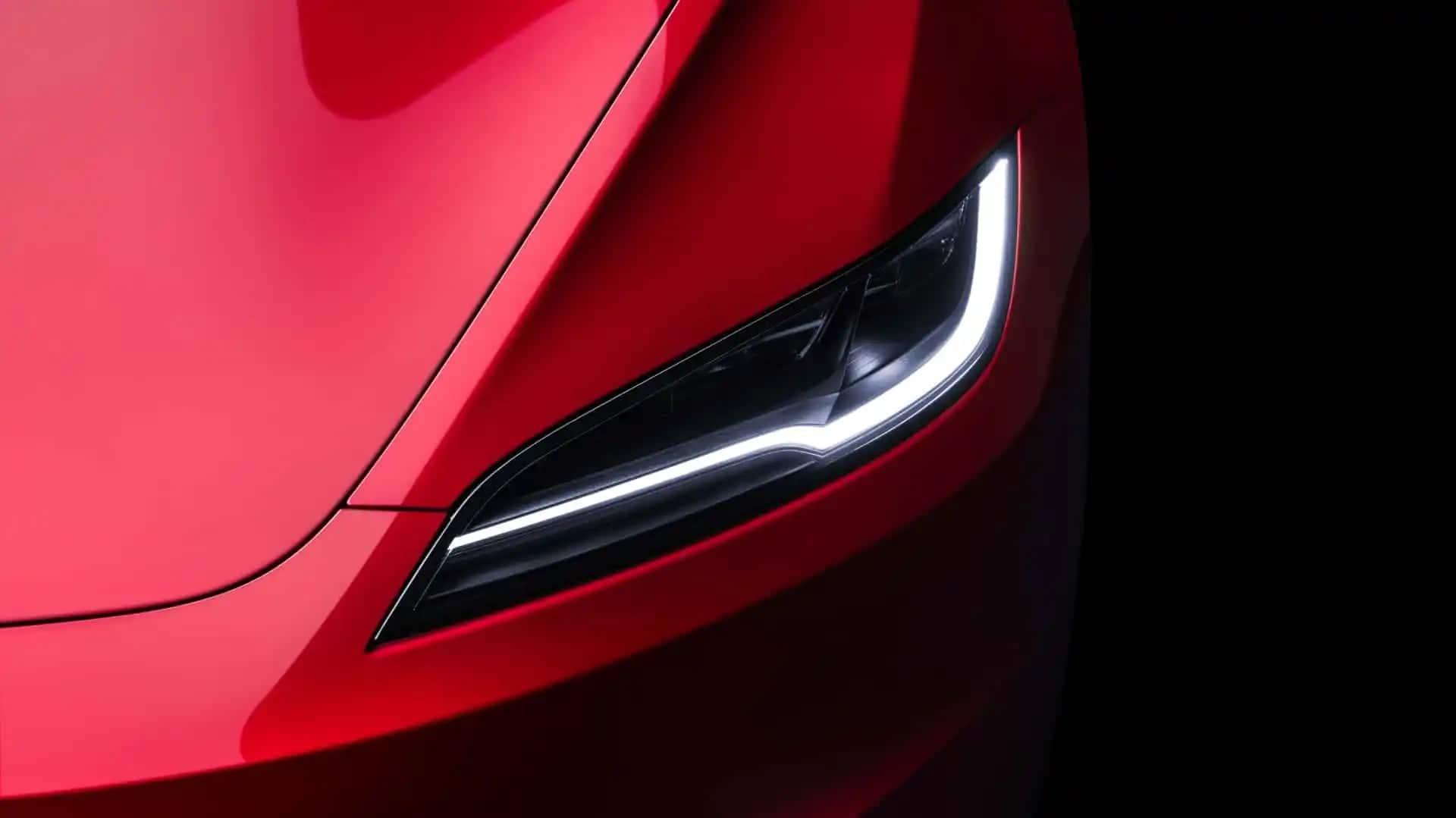 Tesla Model Revealed With Refreshed Styling Revamped