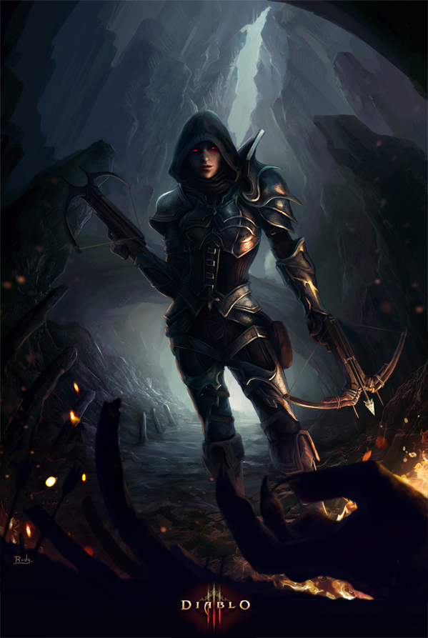 diablo 3 demon hunter male