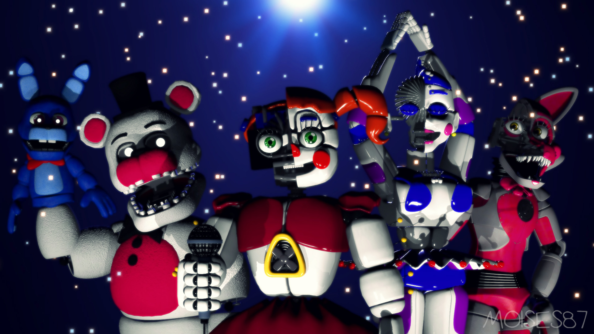 Five Nights At Freddys Sister Location Wallpaper