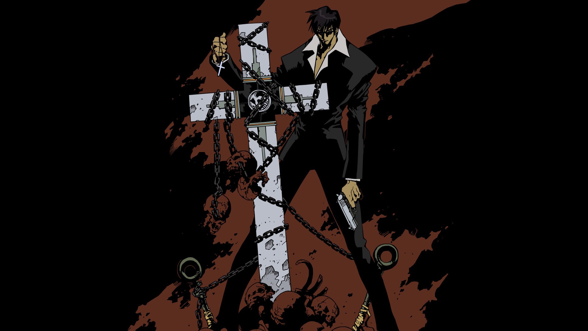 Nicholas D Wolfwood Trigun HD Wallpaper Background