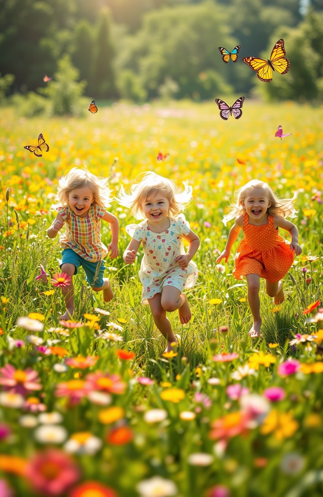 Barefoot Kids Wallpaper