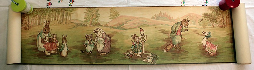  Rabbit Nursery Wallpaper Border Frieze Roll dating from the early
