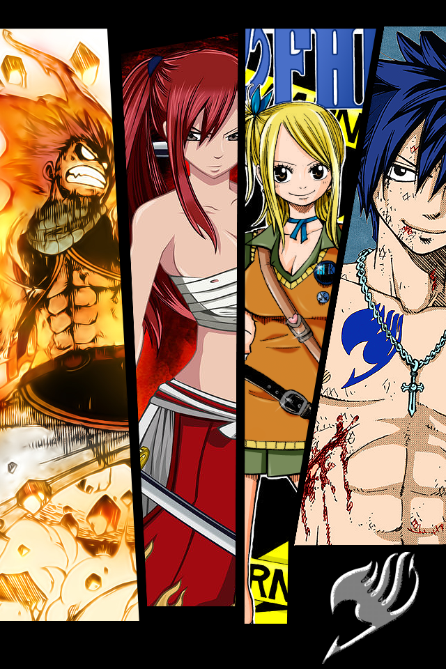 Fairy Tail Wallpaper for iPhone and iTouch by dotKustomize on 640x960