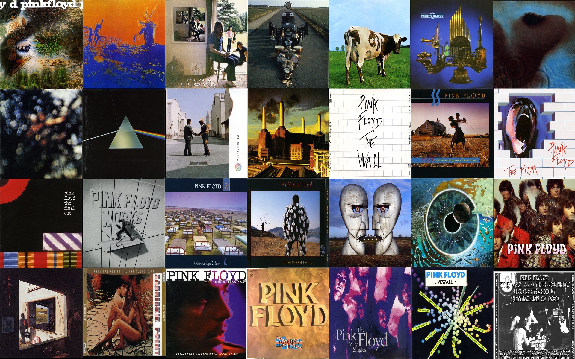 Pink Floyd Hard Rock Classic Retro Bands Groups Album HD Desktop