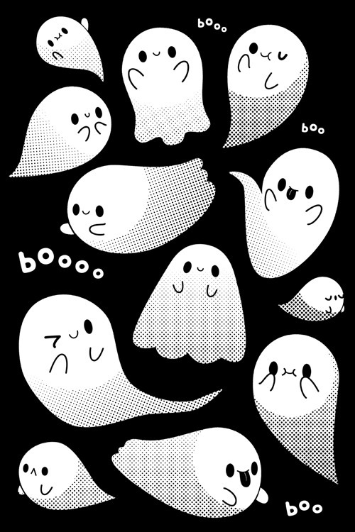 halloween ghost wallpaper Tumblr 500x750