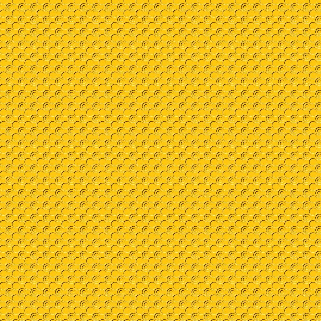 Yellow Pressed Pattern iPad Wallpaper